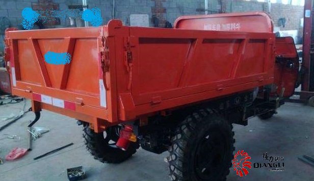 国三排放标准的3吨自卸矿用防爆运输三轮车